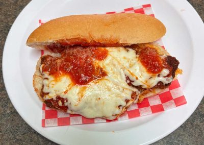JenAlios Chicken Parm Sandwich