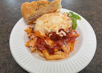 JenAlios Chicken Parm with Penne