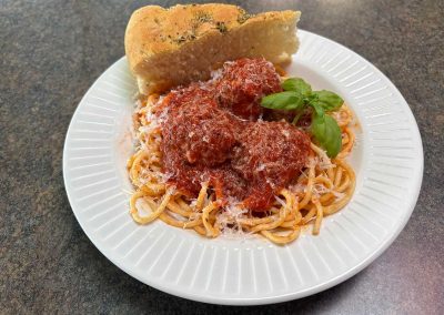 JenAlios Spaghetti with Meatballs